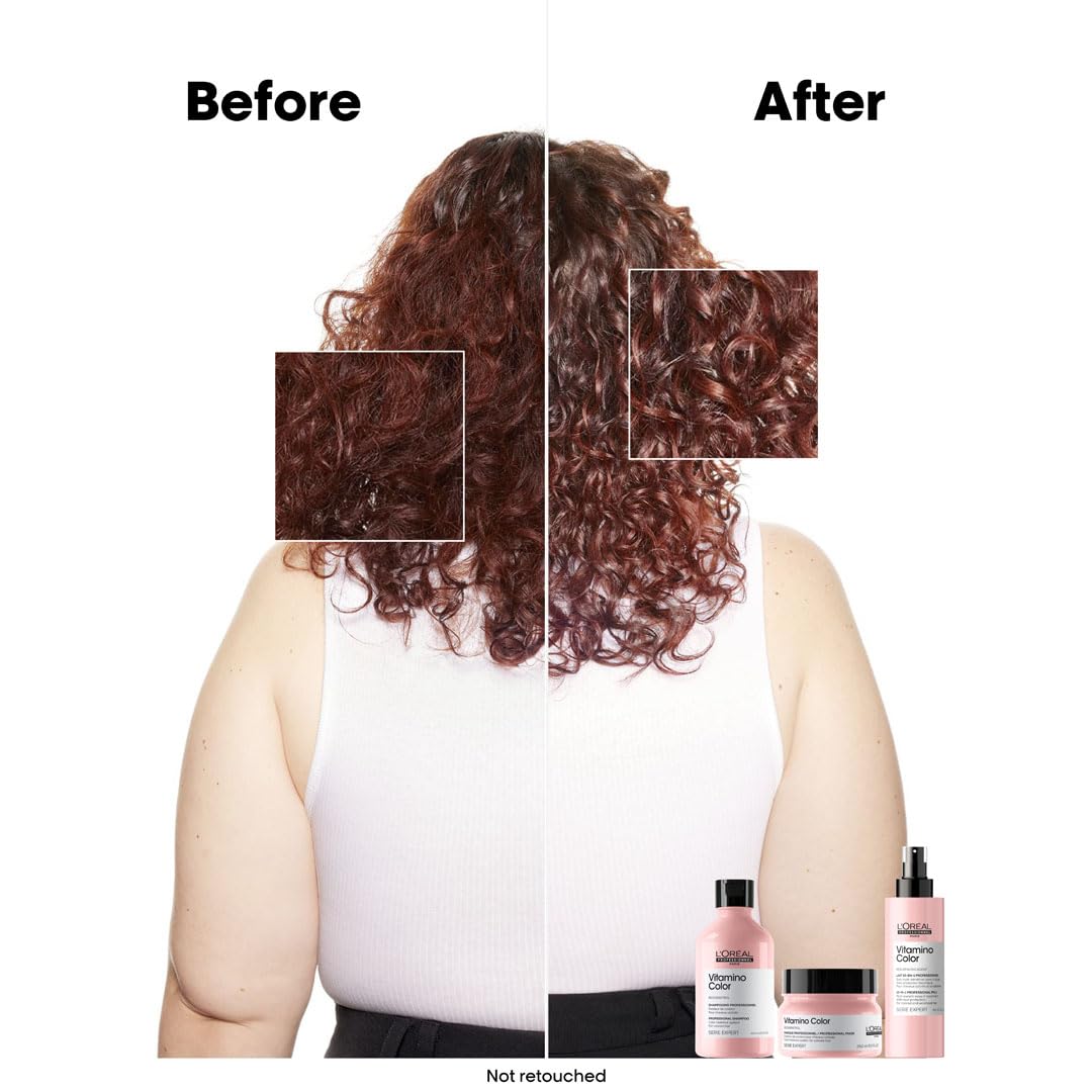 L'Or'eal Professionnel Vitamino Color Conditioner 200ml, Colour Protection and Shinier Hair, Soft & Protected Hair, For Coloured Hair 200ml - New