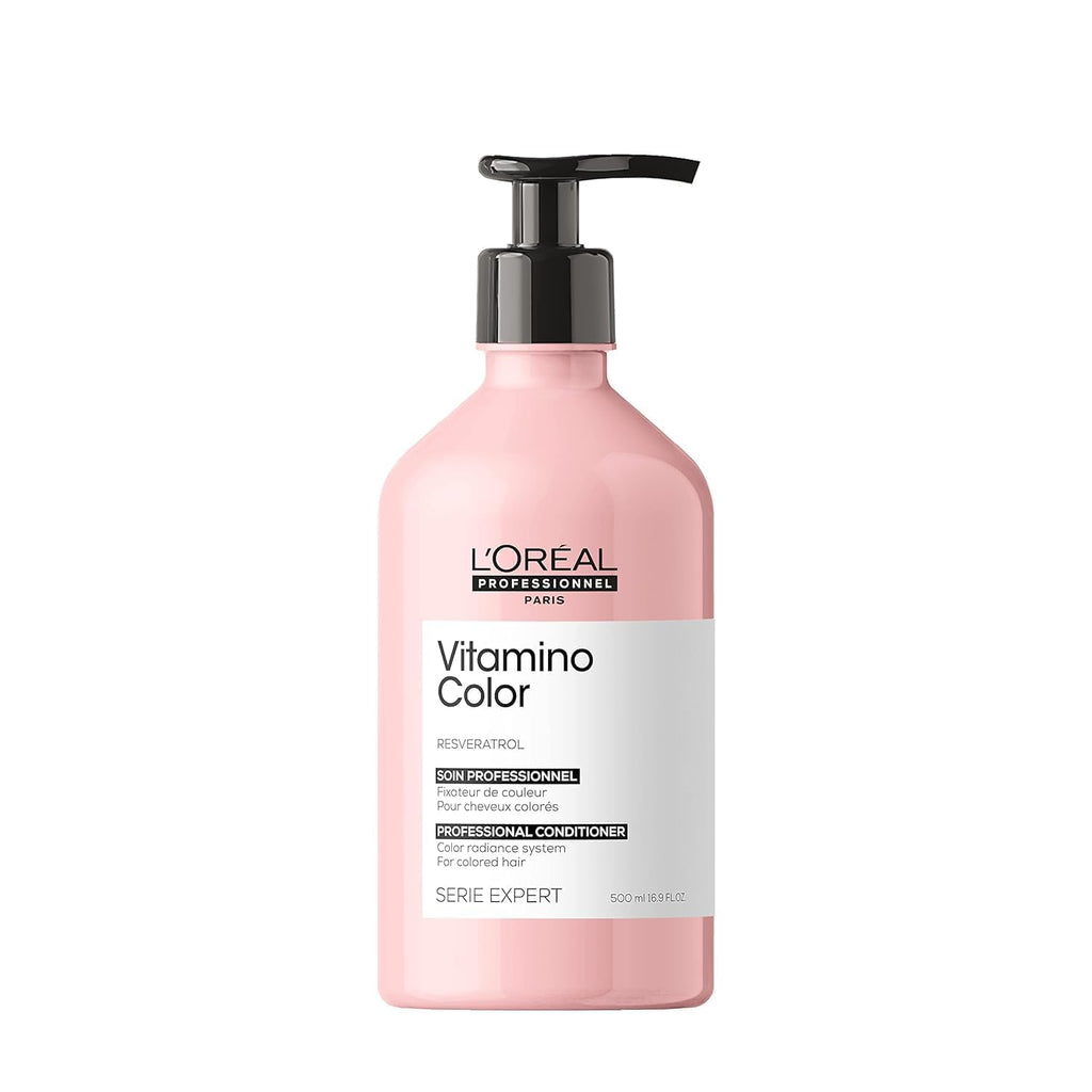 L'Or'eal Professionnel Vitamino Color Conditioner 200ml, Colour Protection and Shinier Hair, Soft & Protected Hair, For Coloured Hair 200ml - New