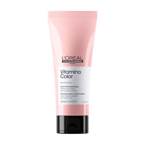 L'Or'eal Professionnel Vitamino Color Conditioner 200ml, Colour Protection and Shinier Hair, Soft & Protected Hair, For Coloured Hair 200ml - New
