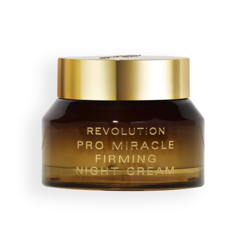 Revolution Pro, Miracle Vegan Collagen Night Cream, Hydrating Moisturiser, Vegan Collagen & Squalane To Firm & Smooth Skin, Vegan & Cruelty-Free, 50ml - Damaged Box