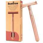 Bambaw Double Edge Safety Razor Men, Metal Single Blade Razor for Men, Manual Shave with Balanced Weight for Full Control, Plastic Fee and Reusable, No Blade Included (Rainbow) - New