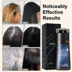 Hair Dye Shampoo, Dark Brown Instant Dye Shampoo, Hair Colour Shampoo for Grey Hair, 3 in 1 Semi Permanent Hair Dye Anti Grey, Temporary Hair Dye(Dark Brown) - New - BBE 12/2028
