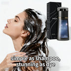 Hair Dye Shampoo, Dark Brown Instant Dye Shampoo, Hair Colour Shampoo for Grey Hair, 3 in 1 Semi Permanent Hair Dye Anti Grey, Temporary Hair Dye(Dark Brown) - New - BBE 12/2028