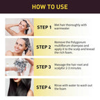 Hair Dye Shampoo, Dark Brown Instant Dye Shampoo, Hair Colour Shampoo for Grey Hair, 3 in 1 Semi Permanent Hair Dye Anti Grey, Temporary Hair Dye(Dark Brown) - New - BBE 12/2028