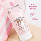 Brushworks Gradual Tanning Lotion Dark 150ml - Gradual Tan for a Radiant Sun Kissed Glow, Lightweight, Fast-Absorbing Self Tan with Skincare Ingredients, Tropical Scented, Vegan & Cruelty Free - New
