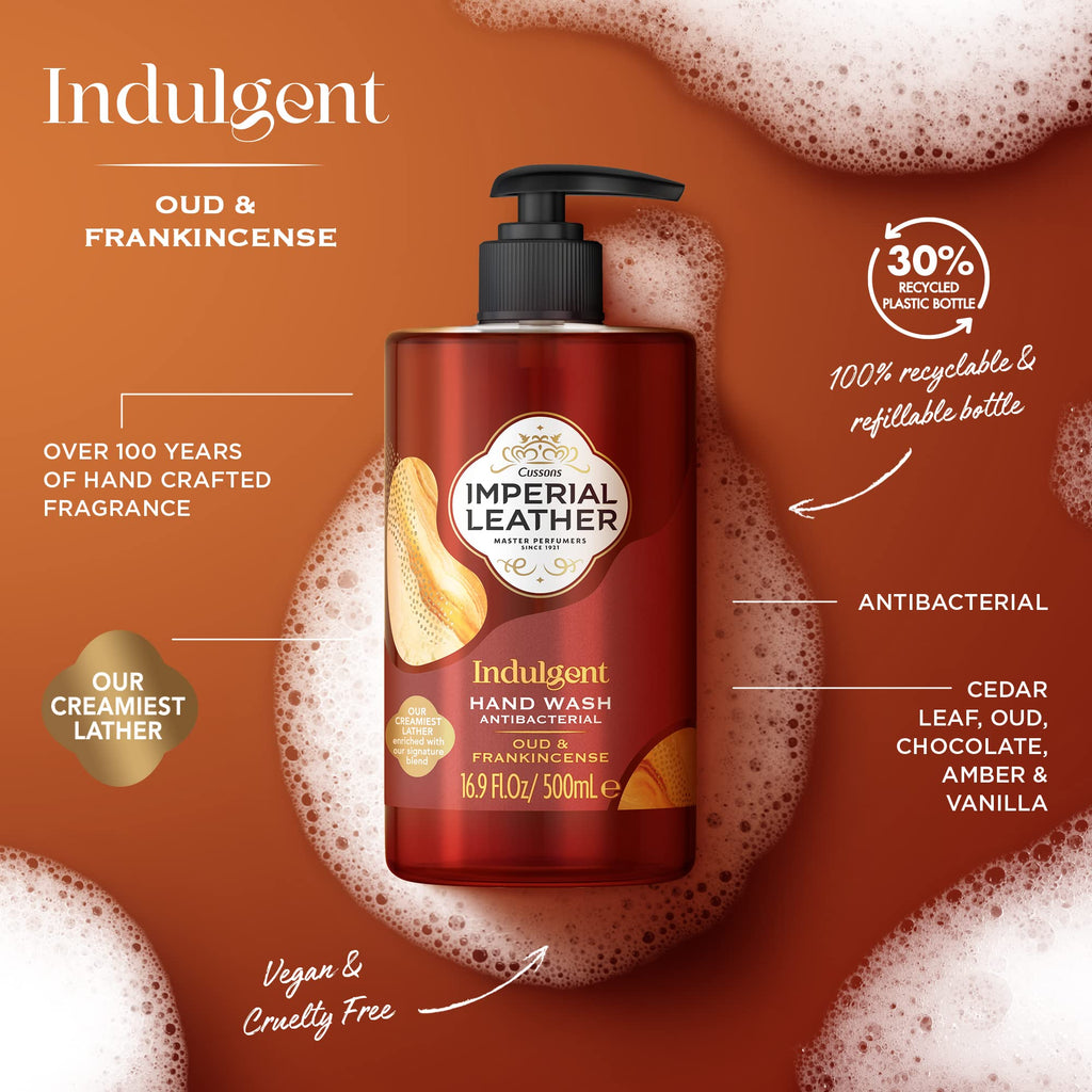 Imperial Leather Indulgent Handwash - Moisturising Liquid Soap 300ml - New
