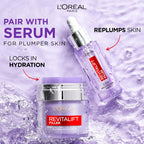 L'Or'eal Paris Face Moisturiser, Revitalift Filler Plumping Water Cream, Lightweight Face Cream with Micro-Epidermic Hyaluronic Acid, Multi-Layer Skin Hydration, Smooths & Re-Plumps Wrinkles, 50ml - Damaged Box