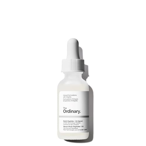 The Ordinary Multi-Peptide + Hyaluronic Acid, Anti-Aging Peptide Serum for Crow's Feet, Elasticity & Firmness, 30ml - Damaged Box