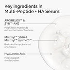 The Ordinary Multi-Peptide + Hyaluronic Acid, Anti-Aging Peptide Serum for Crow's Feet, Elasticity & Firmness, 30ml - Damaged Box