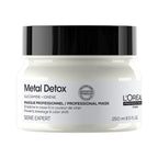 L'Or'eal Professionnel Metal Detox Hair Mask 250ml, Prevent Breakage & Colour Fade from Hard Water, Moisturising Conditioner Treatment for Smooth, Shiny Hair, Prevent Damaged Hair - New
