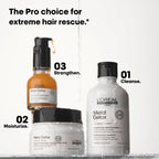 L'Or'eal Professionnel Metal Detox Hair Mask 250ml, Prevent Breakage & Colour Fade from Hard Water, Moisturising Conditioner Treatment for Smooth, Shiny Hair, Prevent Damaged Hair - New