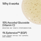 The INKEY List 15% Vitamin C and EGF Serum Helps to Intensively Brighten All Skin Types 30ml - Damaged Box