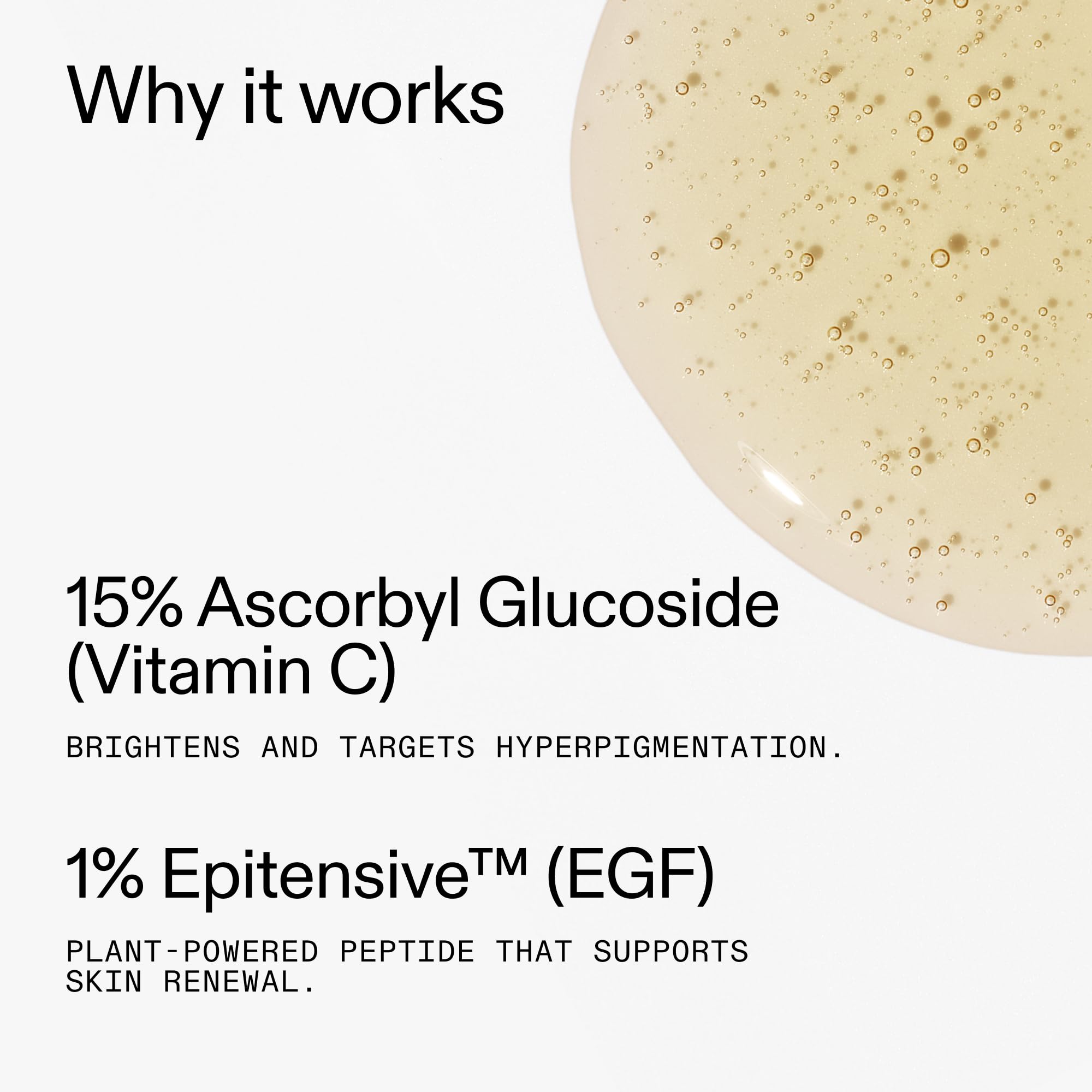 The INKEY List 15% Vitamin C and EGF Serum Helps to Intensively Brighten All Skin Types 30ml - Damaged Box