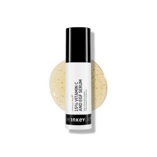 The INKEY List 15% Vitamin C and EGF Serum Helps to Intensively Brighten All Skin Types 30ml - Damaged Box