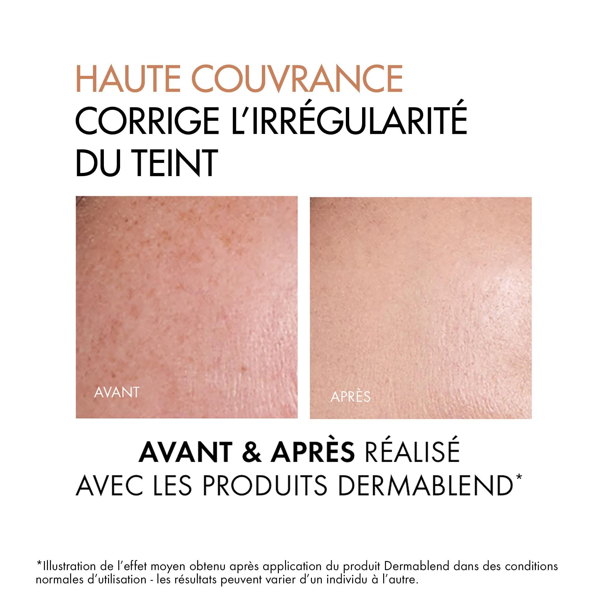 Vichy Dermablend Corrective Fluid Foundation 35 Sand - 30ml Long-Lasting Coverage - Damaged Box