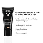 Vichy Dermablend Corrective Fluid Foundation 35 Sand - 30ml Long-Lasting Coverage - Damaged Box