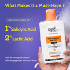 Chemist at Play Body Wash Exfoliating for Dry Rough Bumpy Strawberry Skin with 1% Salicylic Acid 2% Lactic Acid and Ceramides for Men and Women | 236 ml - New