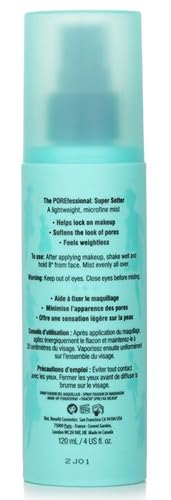 Benefit The POREfessional Super Setter Setting Spray - Long-Lasting Makeup Fix Mist 120ml - New