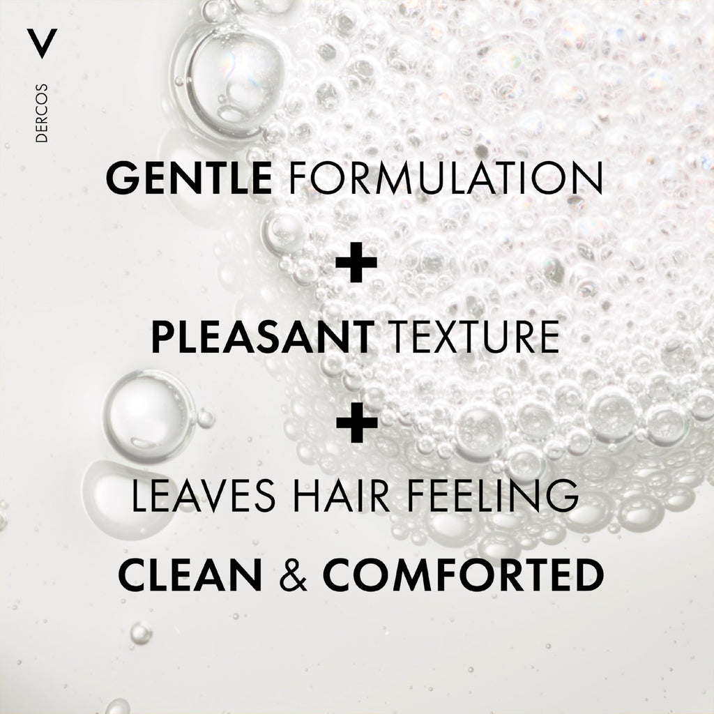 Vichy Dercos Anti-Dandruff Shampoo for Sensitive Scalp With Piroctone Olamine, Salicylic Acid, Bisabolol, Sulphate-Free Gentle Formula, Skin Health Alliance Approved, 200ml - New