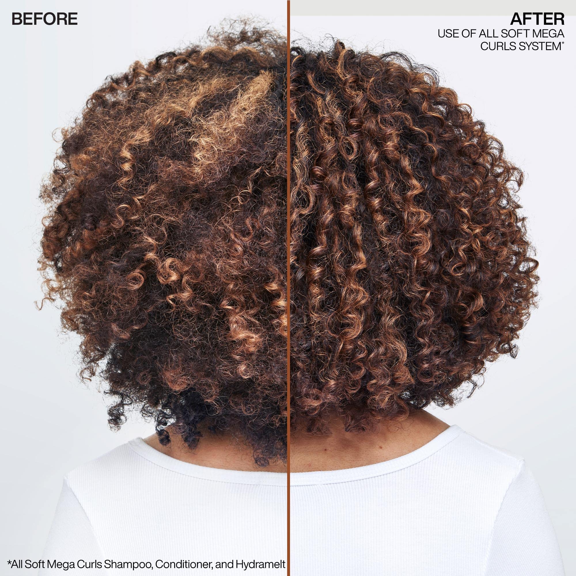 REDKEN All Soft Mega Curls, HydraMelt Leave-In Conditioner Treatment, For Dry Curly, Coily Hair, Nourishes and Adds Bounce, Shine and Definition, Vegan Formula, 150ml - Damaged Box