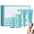 Skin Care Sets & Kits With Tea Tree - Complete Zits Care Kit For Women, Cleanser Toner Serum Cream - Skin Cares Gift Sets For Women, Oily Skins Cares - Damaged Box