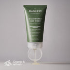 ManCave Willowbark Face Wash 125ml for Men, Cleanse and Detoxify with Willow bark Extract, Green Tea and Spinach Extract, Lathering Sulphate-Free Formula, Natural Formulation, Vegan Friendly - New