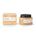 UpCircle Cleansing Face Balm with Apricot 55ml - Natural Cleanser To Remove Makeup, Including Waterproof Mascara + Clear Blackheads - Sea Buckthorn, Oat + Rosemary Oil - Vegan + Cruelty-Free - New
