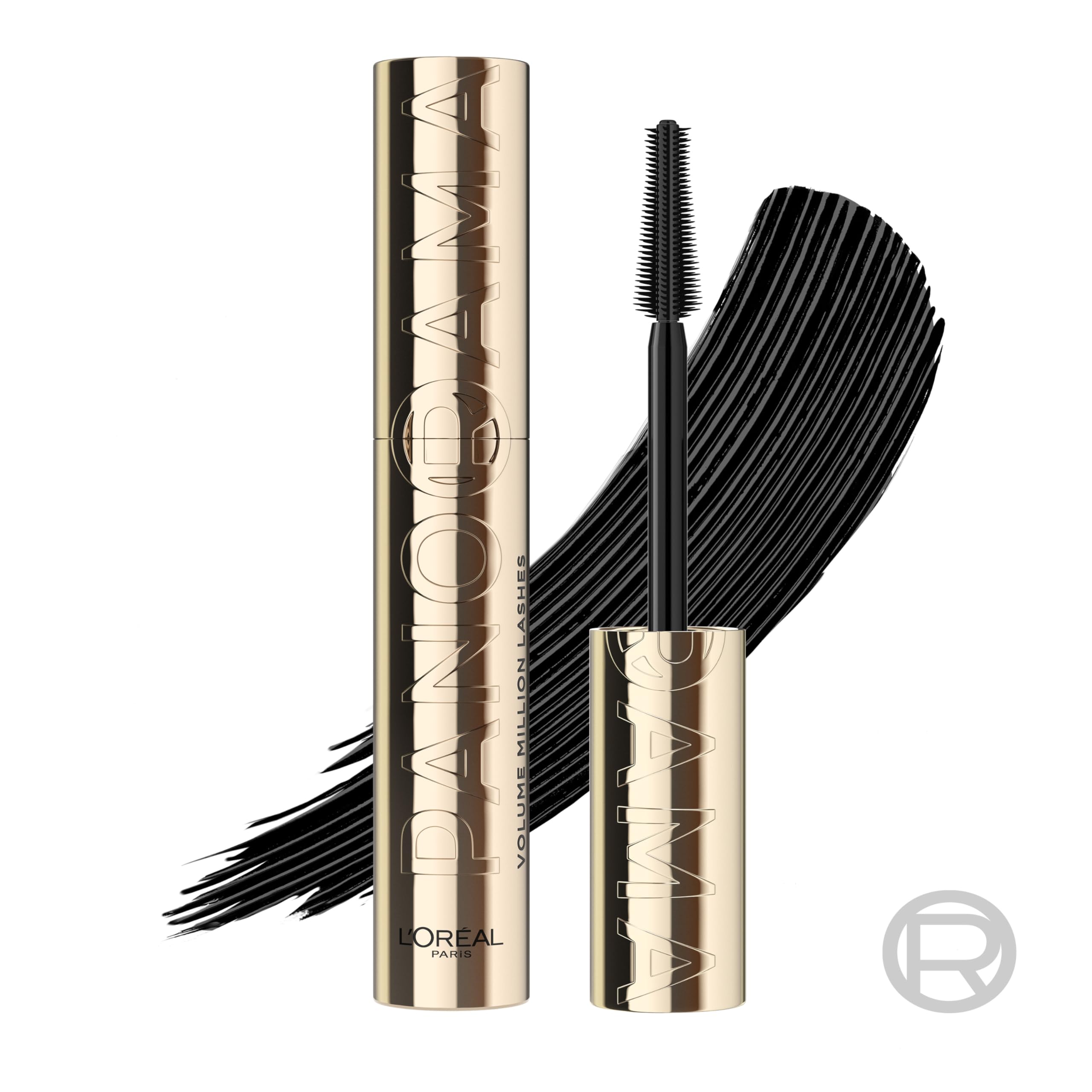 L'Oreal Paris Volumising Mascara, For Intense Volume and a Fanned Out Effect, 1.4x Bigger Looking Eyes, Clump-free Formula, Suitable for Sensitive Eyes, Volume Million Lashes Panorama - New