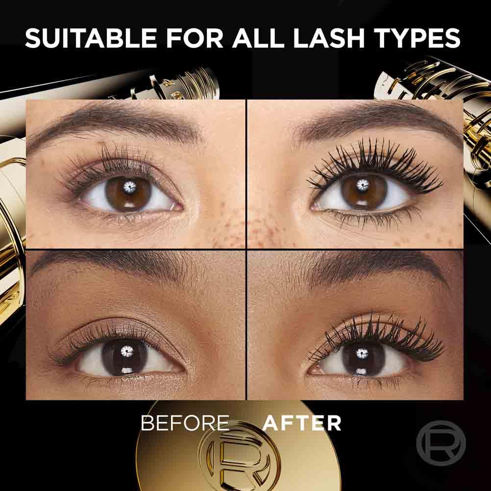 L'Oreal Paris Volumising Mascara, For Intense Volume and a Fanned Out Effect, 1.4x Bigger Looking Eyes, Clump-free Formula, Suitable for Sensitive Eyes, Volume Million Lashes Panorama - New