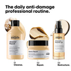 L'Oreal Professionnel Absolut Repair Shampoo 500ml & Hair Mask 250ml - Damaged Box