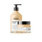 L'Oreal Professionnel Absolut Repair Shampoo 500ml & Hair Mask 250ml - Damaged Box