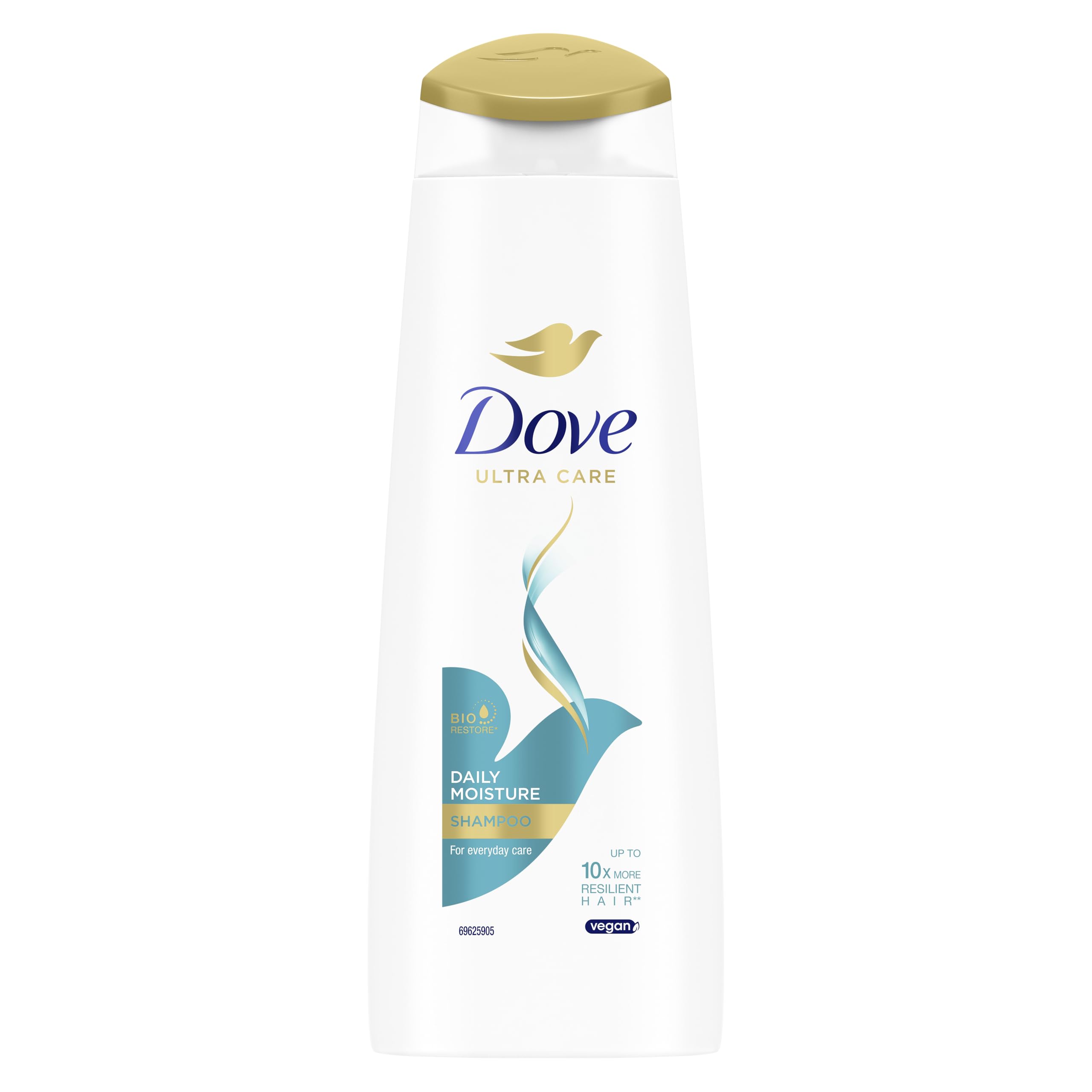 Dove Nutritive Solutions Daily Moisture Shampoo nourishes for smooth hair that's up to 10x more resilient to daily damage* for dry hair 6x 250 ml - New
