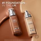L'Oreal Paris Foundation True Match 3 Warm Dore Liquid Foundation 3W with Hyaluronic Acid & SPF 16 30ml - New