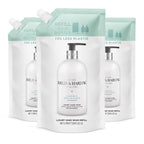Baylis & Harding Jasmine & Apple Blossom Anti-Bacterial Hand Wash 1 litre Refill Pouch (Pack of 3) - Vegan Friendly - New
