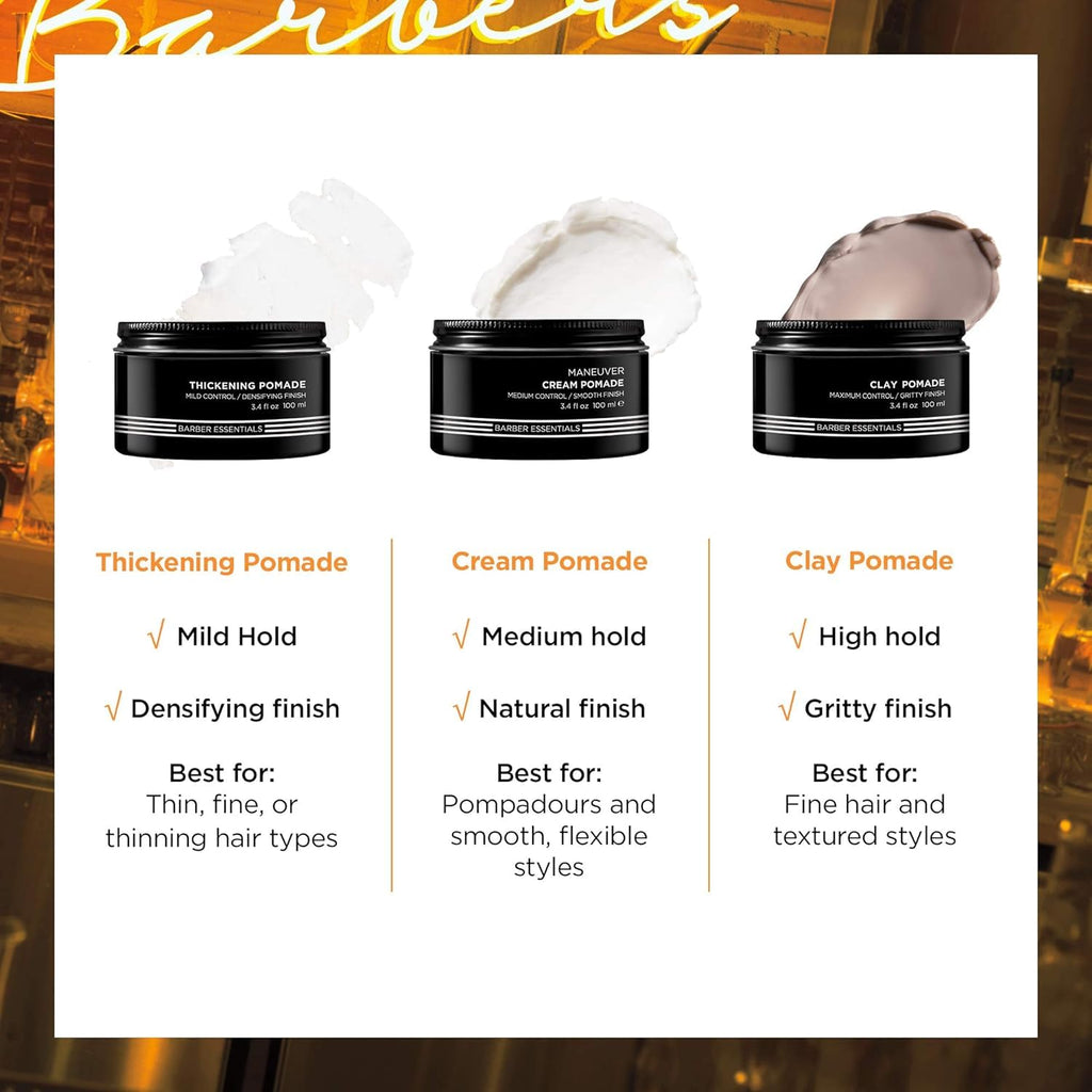 Redken | Brews | Men's Maneuver | Medium Hold Hair Pomade 100ml - Damaged Box