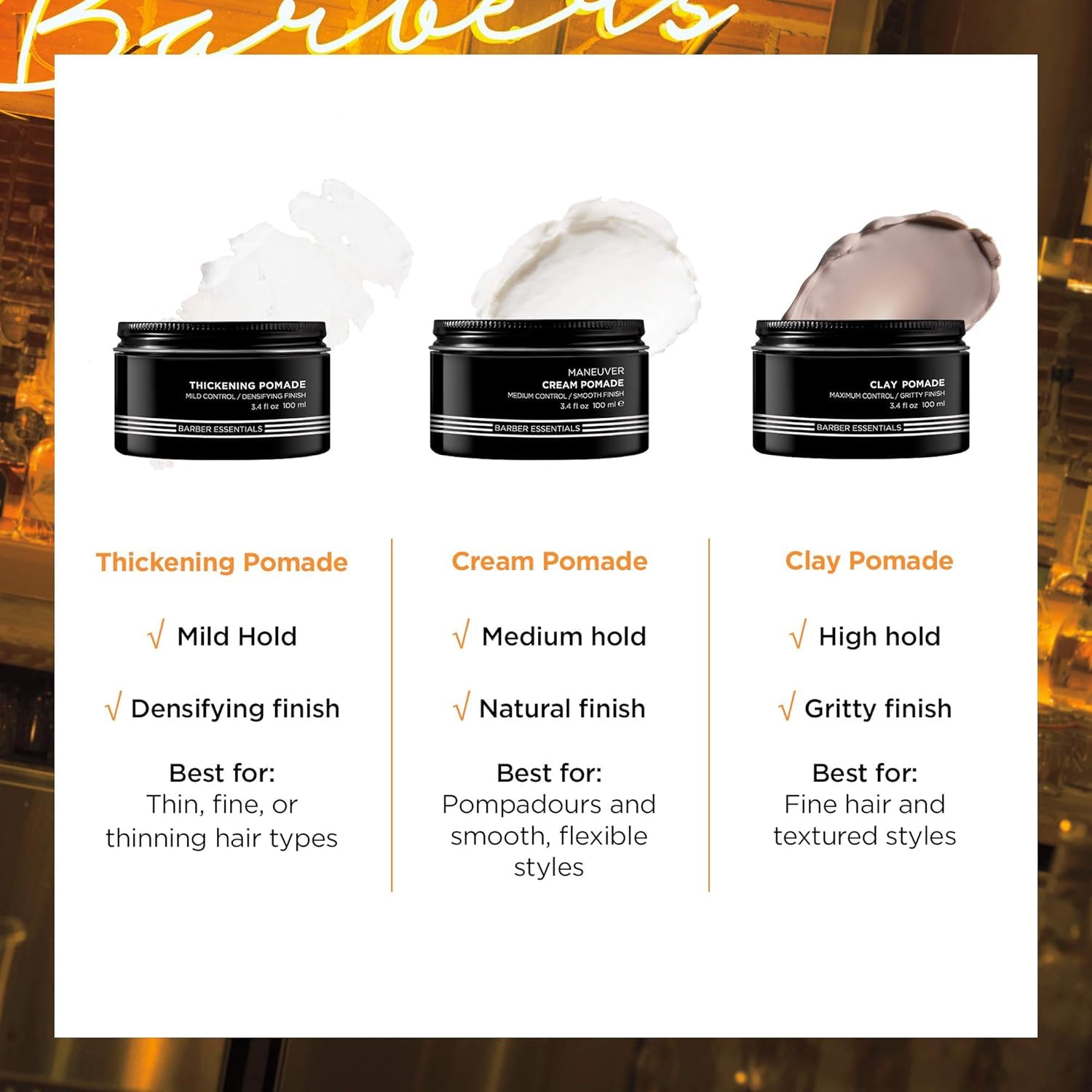 Redken | Brews | Men's Maneuver | Medium Hold Hair Pomade 100ml - Damaged Box