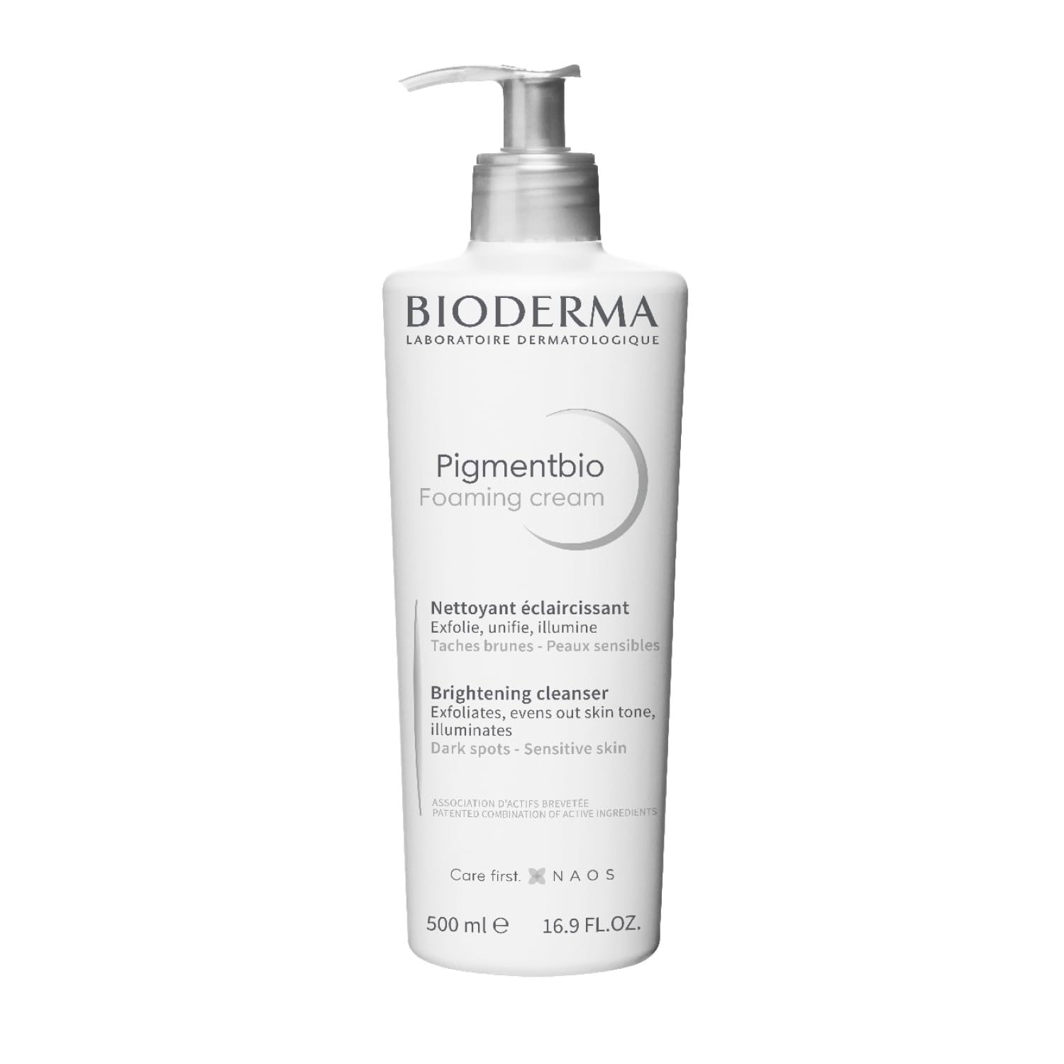Bioderma Pigmentbio Foaming Cream Cleanser - Brightening Dark Spot & Pigmentation Reducer, Exfoliator Cream Cleanser Gently Brightens & Evens Skin Tone, 200ml - Damaged Box