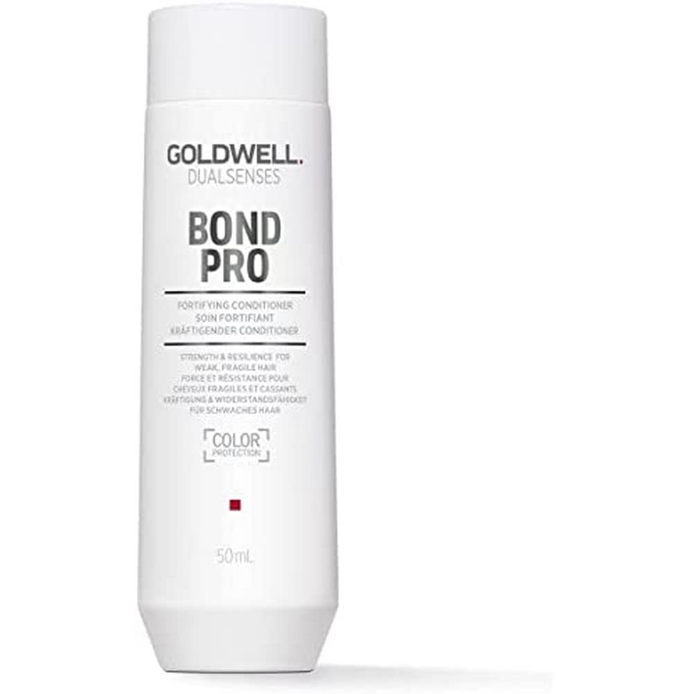 Goldwell Dualsenses Bond Pro Fortifying Conditioner for Weak and Fragile Hair, Visibly Reduces Breakage, Instantly Stronger Hair, 200ml - Damaged Box