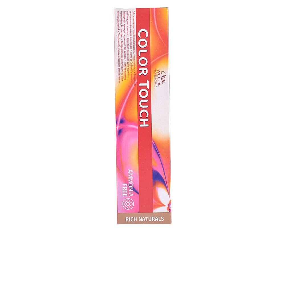 Wella Colour Touch Rich Naturals 7/1 Permanent Hair Dye Colour - Professional Salon Formula - Damaged Box