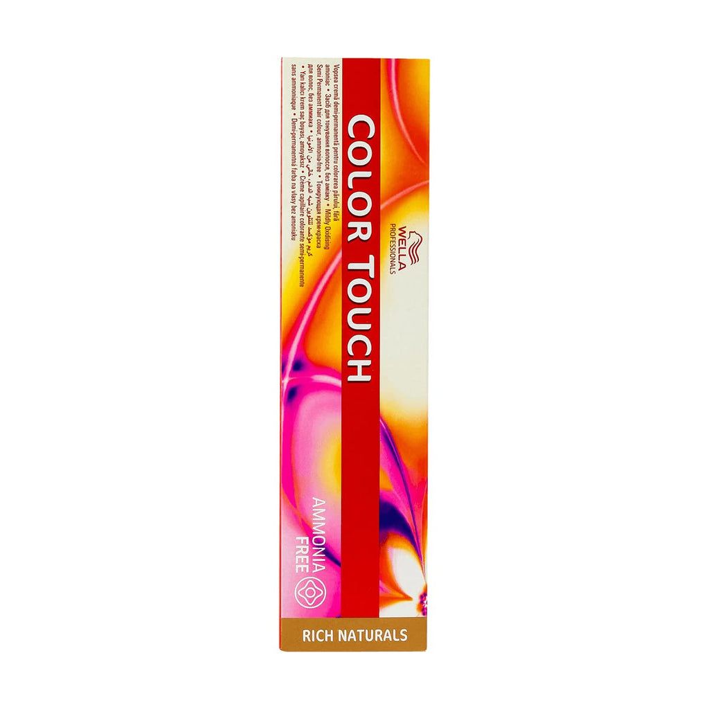 Wella Colour Touch Rich Naturals 7/1 Permanent Hair Dye Colour - Professional Salon Formula - Damaged Box