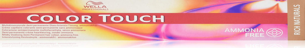 Wella Colour Touch Rich Naturals 7/1 Permanent Hair Dye Colour - Professional Salon Formula - Damaged Box
