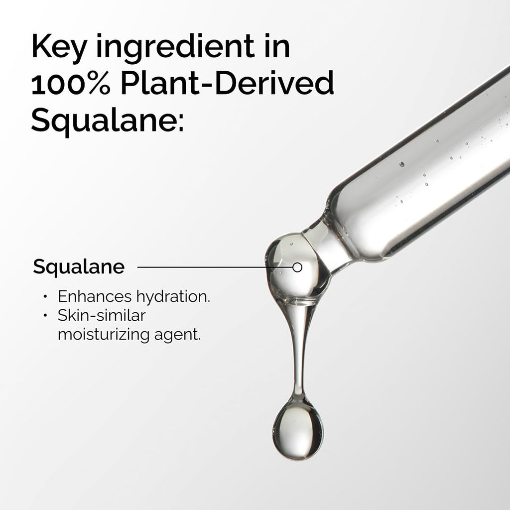 The Ordinary 100% Plant-Derived Squalane, for Skin and Hair, Lightweight Hydration, and Moisture Barrier Support, 30ml - Damaged Box