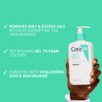 CeraVe Foaming Cleanser with Niacinamide for Normal to Oily Skin, 236ml - Damaged Box