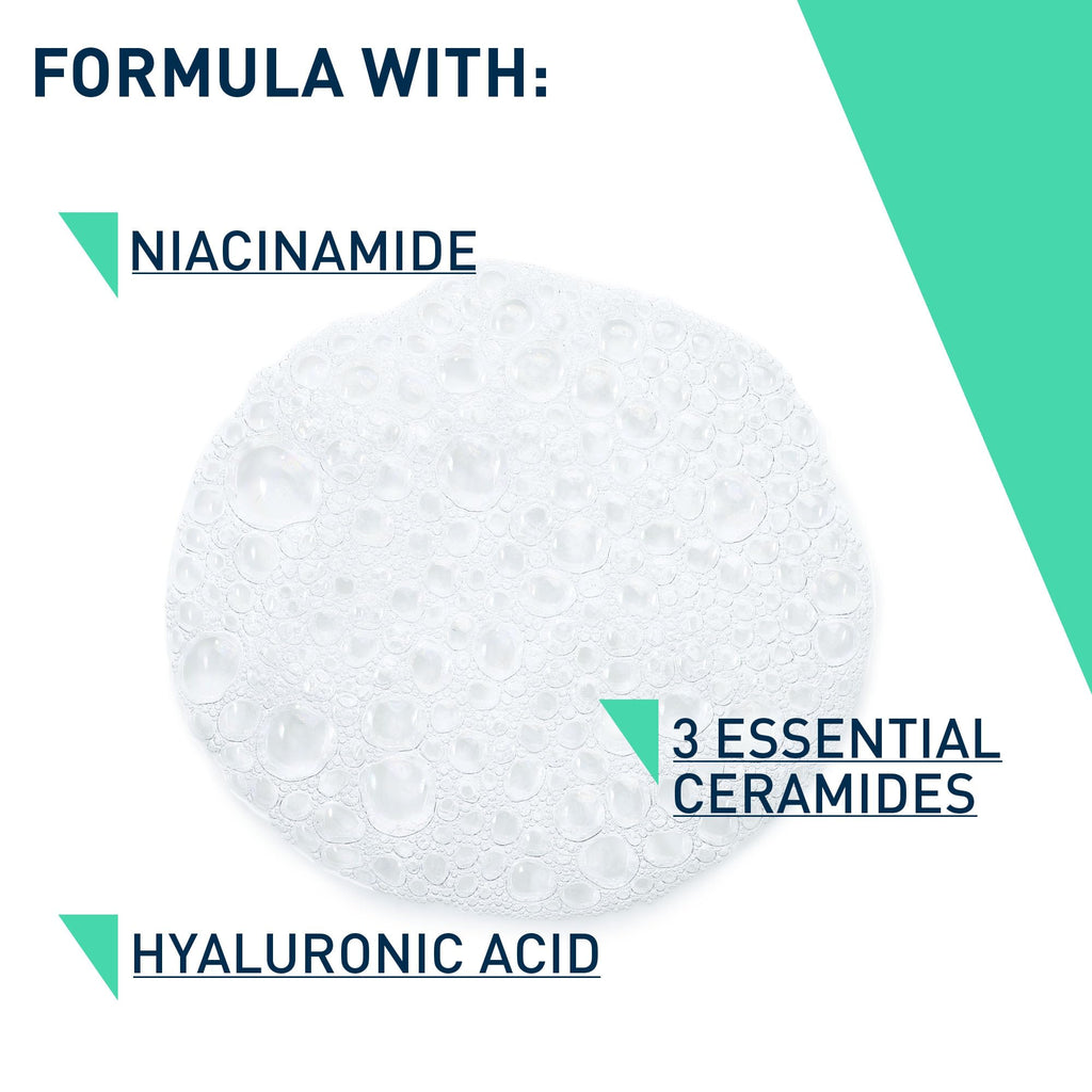 CeraVe Foaming Cleanser with Niacinamide for Normal to Oily Skin, 236ml - Damaged Box