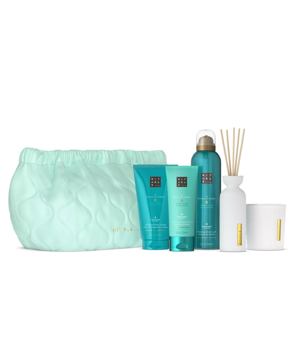 RITUALS Gift Set The Ritual of Karma Medium - Lotus Flower and White Tea, Nourishing and Soothing Bath Box - New