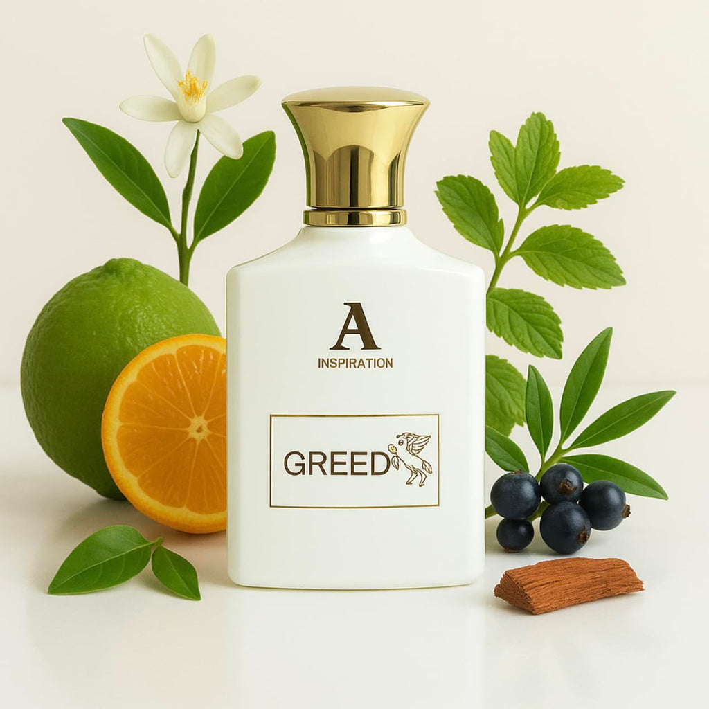 Greed Silver Water Perfume for Men, Inspired by C.reed perfume men 100ML Parfum Men with Bergamot, Blackcurrant, Galbanum, Orange Notes, Mens Eau de Parfum, Rich Men Perfume - Damaged Box
