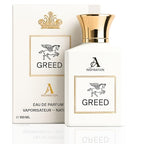 Greed Silver Water Perfume for Men, Inspired by C.reed perfume men 100ML Parfum Men with Bergamot, Blackcurrant, Galbanum, Orange Notes, Mens Eau de Parfum, Rich Men Perfume - Damaged Box