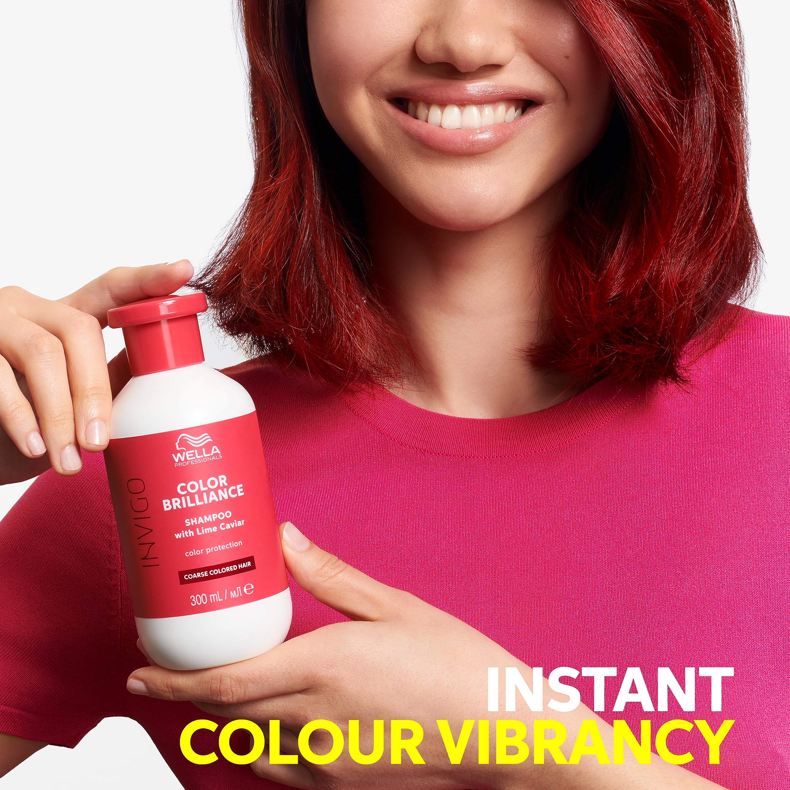 Wella Professionals Invigo Color Brilliance Color Protection Shampoo - Keeps Hair Colour Vibrant and Protected - Hair Care for Fine and Medium Hair 1l - New