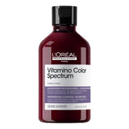 L'Or'eal Professionnel Vitamino Color Spectrum Purple Tinted Shampoo 300ml, For Blonde Coloured Hair, With Ferulic Acid + Citric Acid, Neutralise Undesired Yellow Undertones - New