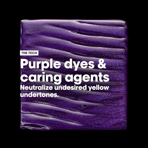 L'Or'eal Professionnel Vitamino Color Spectrum Purple Tinted Shampoo 300ml, For Blonde Coloured Hair, With Ferulic Acid + Citric Acid, Neutralise Undesired Yellow Undertones - New